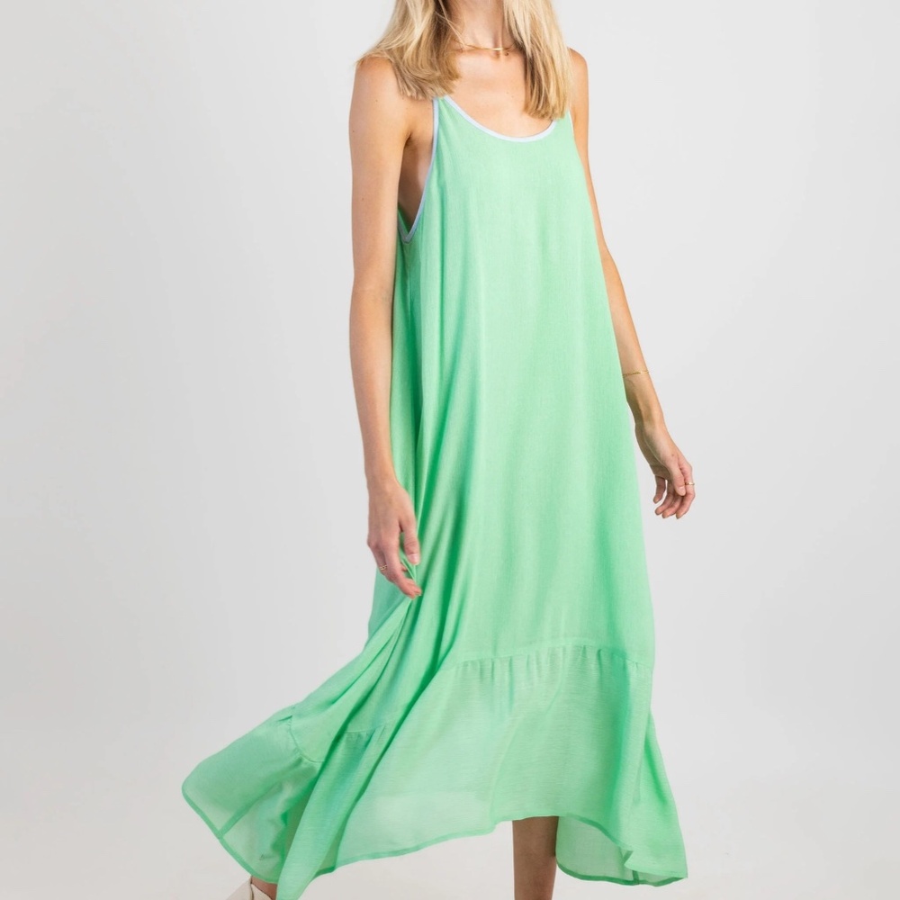 NWT KOCH Sea Glass Green Drake Dress Sz XS $340